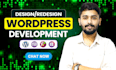build wordpress website development, business website, wordpress blog website