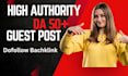 do seo guest post dofollow bachklink on high traffic site