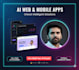 build custom ai saas app ai website development ai mobile app