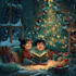 create festive holiday christmas design illustration