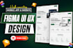 design modern ui ux for mobile app and website in figma