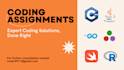 do coding assignments in python, r, c, cpp, java, rust, julia, go, lisp