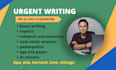 do urgent essay writing, apa mla paper, case study, report, research summary