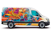 do awesome car, van, vehicle wrap design, sticker,