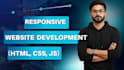 develop a fully responsive website using HTML, CSS ,js