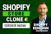 clone shopify store copy shopify website shopify redesign shopify store design