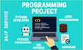 do programming and coding assignments,projects in c, cpp, python, java,c sharp