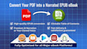 convert your PDF into a narrated epub ebook