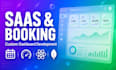 develop a saas booking system with admin dashboard using mern