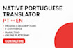 fast and reliable portuguese english translation service