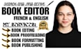 do french book editing, proofread, typeset, format for kdp ebook publishing
