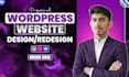edit, redesign, redo copy clone wordpress website design with elementor pro