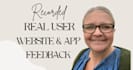 record a review of your website or app user experience and share suggestions