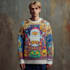 create ugly christmas sweater and tshirt design in 4hours