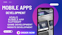 build no code web  mobile apps using adalo, flutterflow, bubble io, appsheet