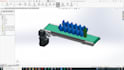 timing feed screw bottle separation screw using solidworks
