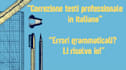 proofread and edit italian text