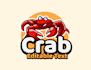 create high quality and beautiful crab logo design