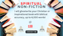 ghostwrite your christian book with biblical accuracy