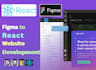convert figma design to responsive react website figma to react tailwind