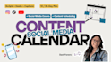create social media content calendar strategy