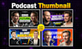 create podcast thumbnail design