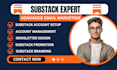 setup substack newsletter manage substack post substack account email design