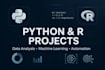 machine learning, deep learning, computer vision projects,r projects