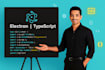 develop desktop apps using electron js and typescript