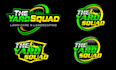 make awesome landscape, grass trimming and lawn care logo