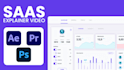 create animated saas explainer video, saas demo video
