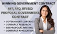 write winning government contract bid proposal, rfp rfq response and capability
