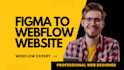 design webflow website, figma, webflow expert and developer