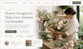 build squarespace florist website flower online store redesign garden website