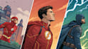 create sequential comic book illustration, book art, covers