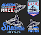 make sport vector t shirt snowmobile logo