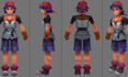 create low poly 3d character in ps1 psx n64 retro ps2 style low poly animation