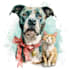 draw your christmas pet portrait