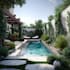 do landscape design, garden design backyard, pool and 3d images