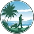 design beach landscape and lawncare logo