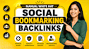 manually create social bookmarking backlinks