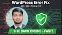 fix your wordpress 403, 404, 500, 503, and critical PHP errors
