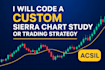 code custom sierra chart study or trading strategy acsil, sierra chart indicator