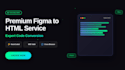 convert figma to html, xd to html, psd to html