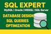 design oracle, mysql, mssql, sql server database and write sql queries
