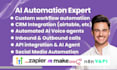 create make com automations, made com CRM automation zapier  make com automation