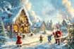 create a beautiful illustrated  card
