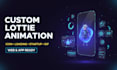 design loading screen animation and GIF lottie icon with ai