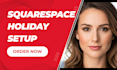 create your complete squarespace holiday sales setup store, promo, email