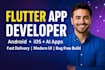 develop android and ios mobile apps, ai powered apps using flutter